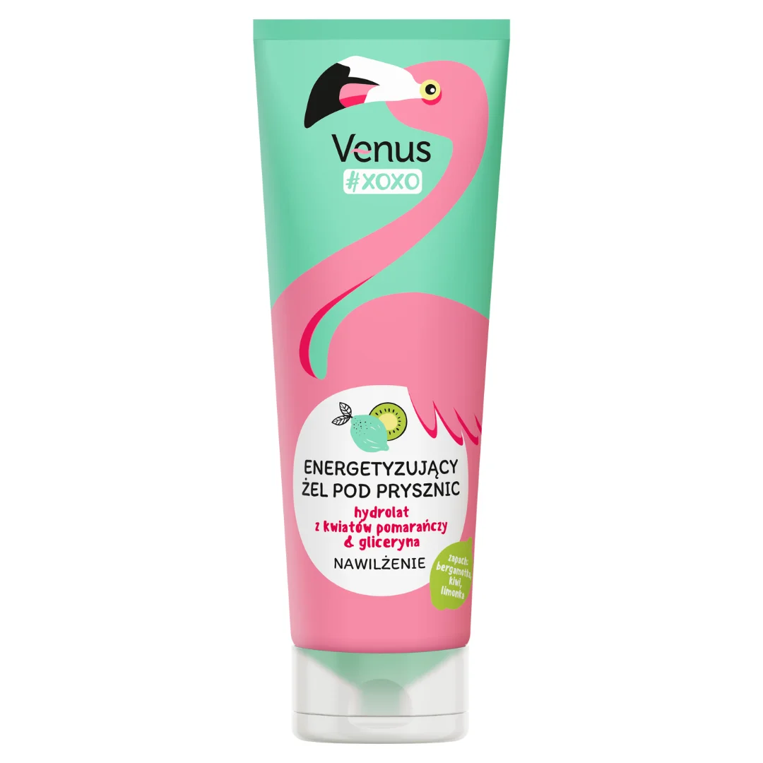 Energetyzujący żel pod prysznic Venus XOXO, 250ml | E-sklep Pharma CF
